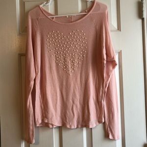 Pearl Heart Sweater